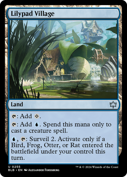 Lilypad Village (BLB-255) - Bloomburrow - for just $0.08! 