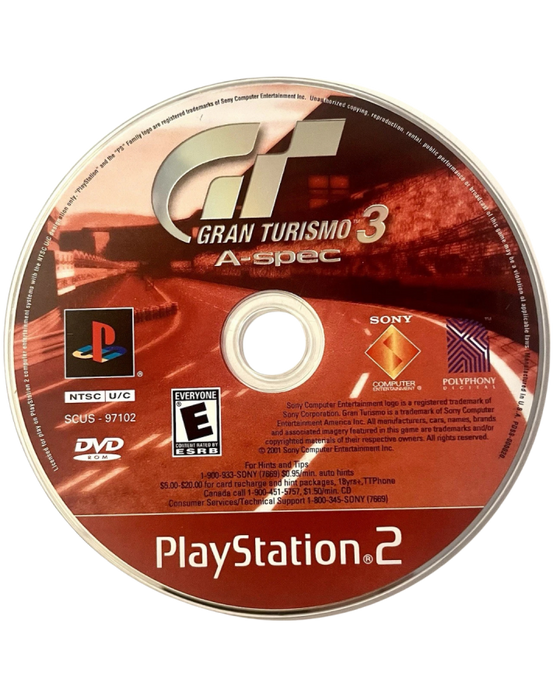 Gran Turismo 3: A-Spec [Greatest Hits] – PlayStation 2 (PS2) - for just $4.99! 