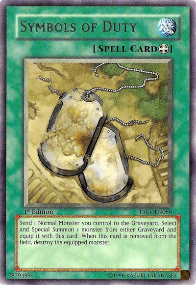 Symbols of Duty [TAEV-EN060] Rare - for just $0.10! 