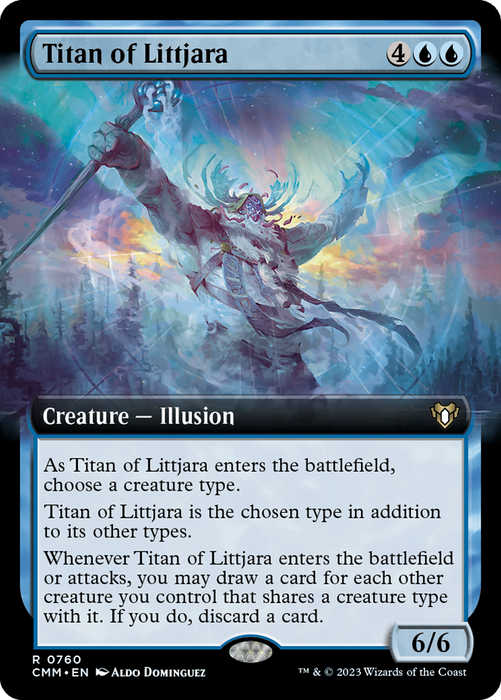 Titan of Littjara (Extended Art) [Commander Masters] - Just $3.05! Shop now at Retro Gaming of Denver