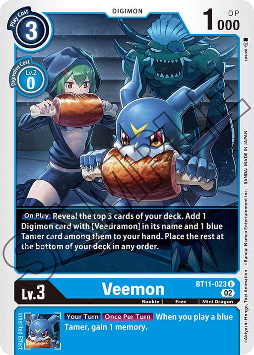 Veemon [BT11-023] [Dimensional Phase] - Just $0.09! Shop now at Retro Gaming of Denver