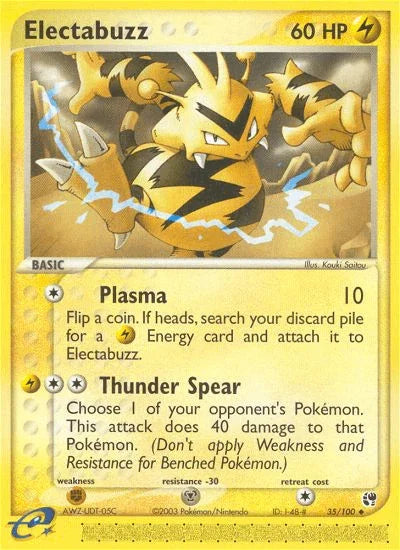 Electabuzz (35/100) [EX: Sandstorm] - for just $0.85! 