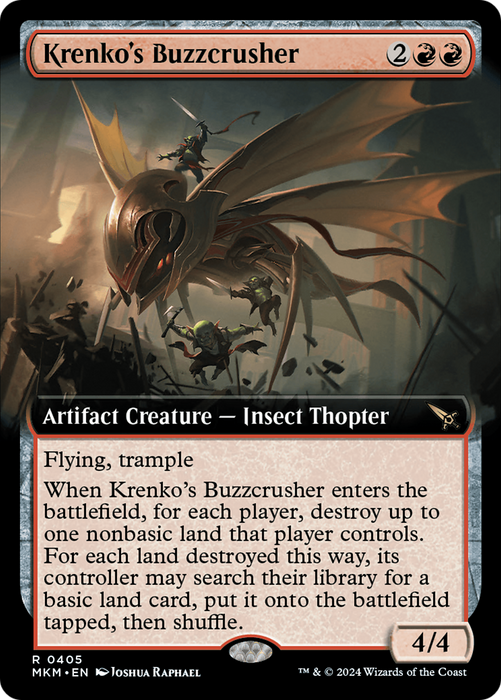 Krenko's Buzzcrusher (MKM-405) - Murders at Karlov Manor: (Extended Art) - for just $0.07! 