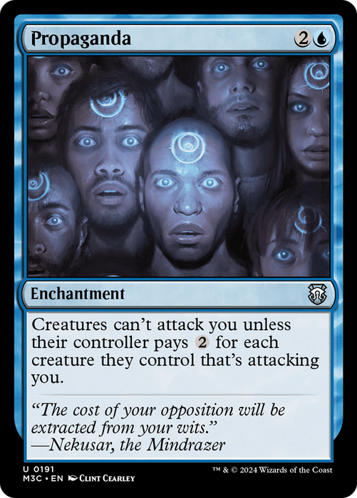 Propaganda (Ripple Foil) [Modern Horizons 3 Commander] - for just $1.60! 