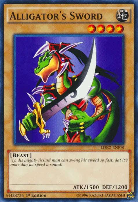 Alligator's Sword [LDK2-ENJ08] Common - for just $0.10! 