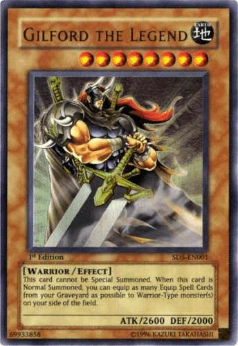 Gilford the Legend [SD5-EN001] Ultra Rare - for just $0.55! 