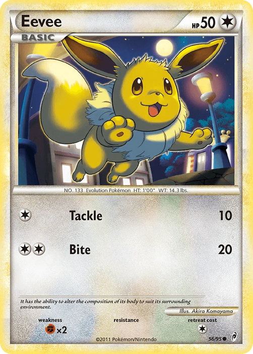 Eevee (56/95) [HeartGold & SoulSilver: Call of Legends] - for just $1.55! 