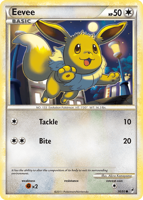 Eevee (56/95) [HeartGold & SoulSilver: Call of Legends] - for just $0.65! 