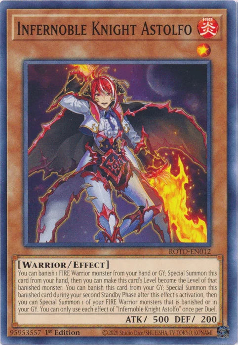 Infernoble Knight Astolfo [ROTD-EN012] Common - for just $0.10! 