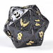 Solid Metal Paladin Class RPG Dice Set - Gunmetal w/ Gold - for just $39.99! 