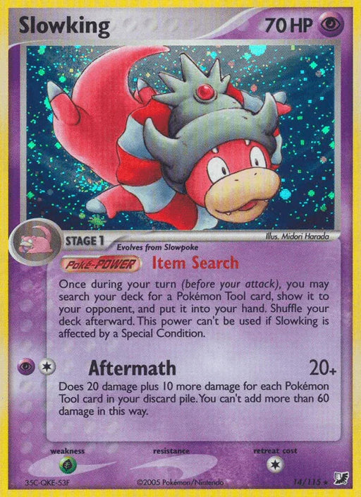 Slowking (14/115) [EX: Unseen Forces] - for just $30.55! 