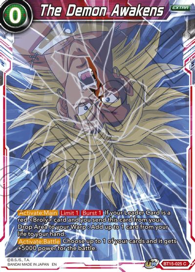 The Demon Awakens (BT15-025) [Saiyan Showdown] - for just $0.10! 