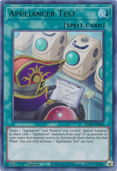 Appliancer Test [BLAR-EN044] Ultra Rare - for just $0.10! 