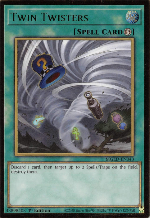 Twin Twisters [MGED-EN043] Gold Rare - for just $0.25! 