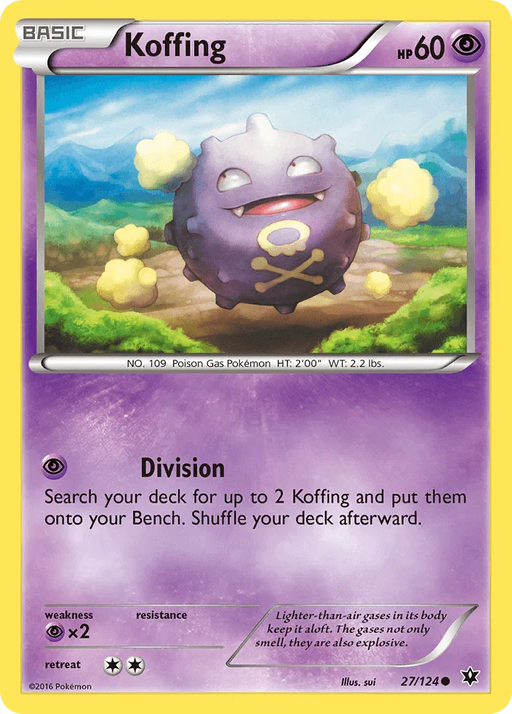 Koffing (27/124) [XY: Fates Collide] - for just $0.10! 