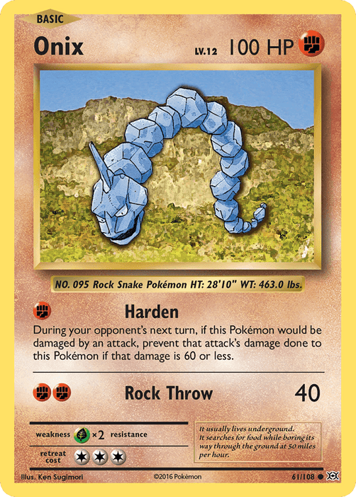 Onix (61/108) [XY: Evolutions] - for just $0.10! 