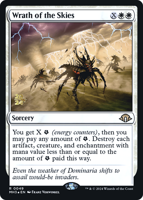 Wrath of the Skies (PRE-049) - Modern Horizons 3 Promos Foil - for just $1! 