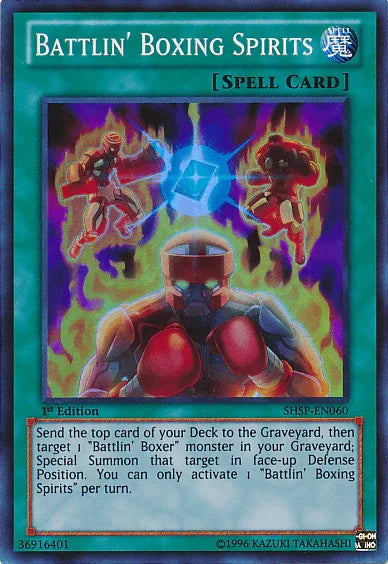Battlin' Boxing Spirits [SHSP-EN060] Super Rare - for just $0.10! 