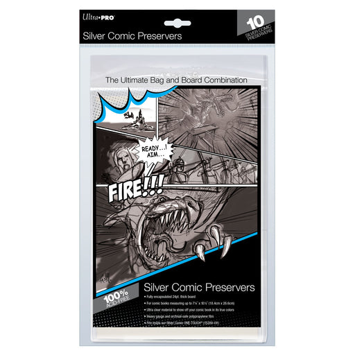 Ultra PRO: Comic Preservers - Silver Age Size (7-1/4" X 10-1/2" / 10-Pack) - for just $0! 