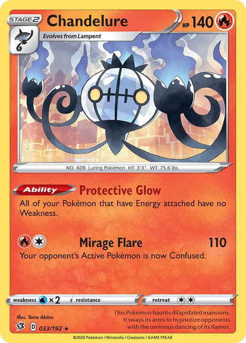 Chandelure (033/192) [Sword & Shield: Rebel Clash] - for just $0.20! 