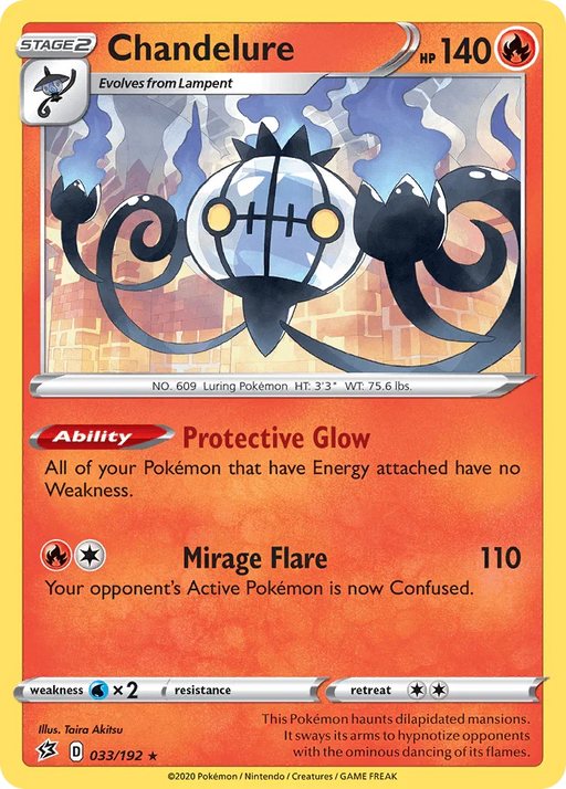 Chandelure (033/192) [Sword & Shield: Rebel Clash] - for just $0.20! 