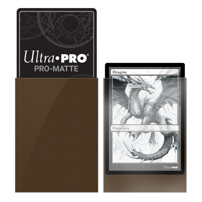 Ultra PRO: Standard 50ct Sleeves - PRO-Matte (Brown) - Just $0! Shop now at Retro Gaming of Denver