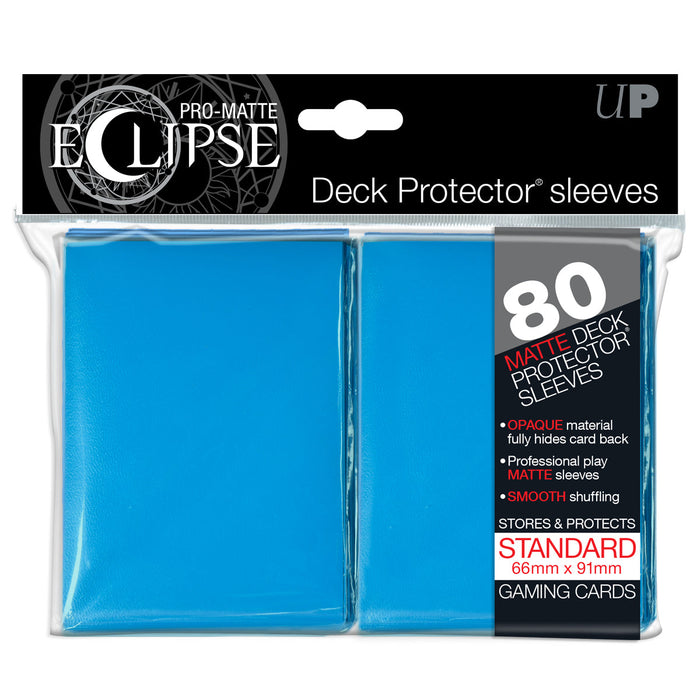 Ultra PRO: Standard 80ct Sleeves - PRO-Matte Eclipse (Light Blue) - Just $0! Shop now at Retro Gaming of Denver