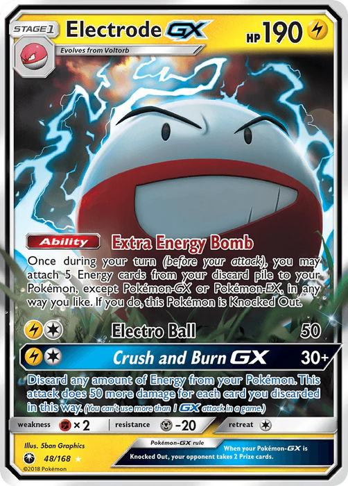 Electrode GX (48/168) [Sun & Moon: Celestial Storm] - for just $2.40! 
