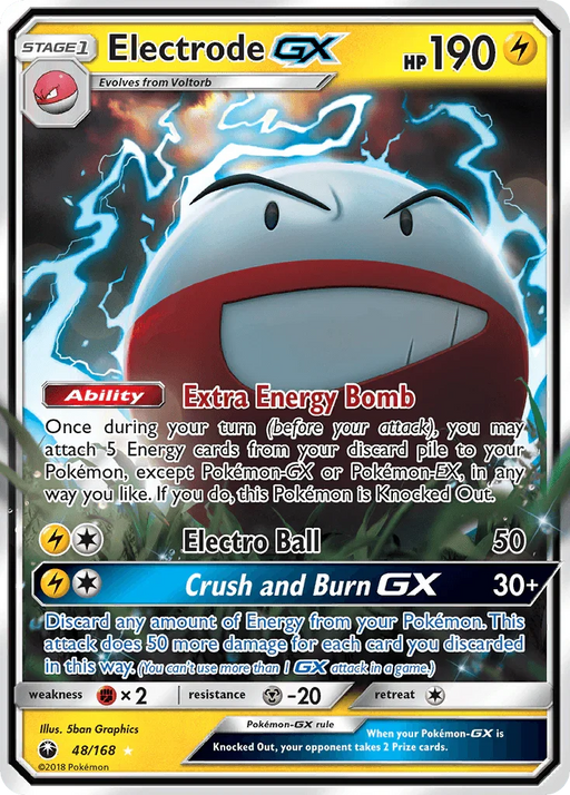 Electrode GX (48/168) [Sun & Moon: Celestial Storm] - for just $2.95! 