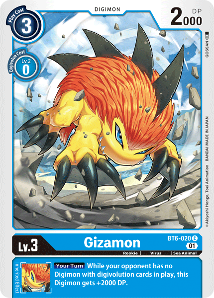 Gizamon [BT6-020] [Double Diamond] - Just $0.09! Shop now at Retro Gaming of Denver