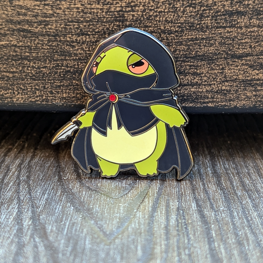 Frog Rogue Class Hard Enamel Pin - 1.5" - for just $9.50! 