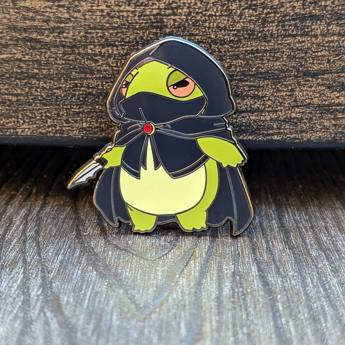 Frog Rogue Class Hard Enamel Pin - 1.5" - for just $9.50! 
