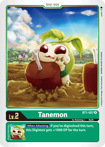 Tanemon [BT1-007] [Release Special Booster Ver.1.0] - Just $0.09! Shop now at Retro Gaming of Denver