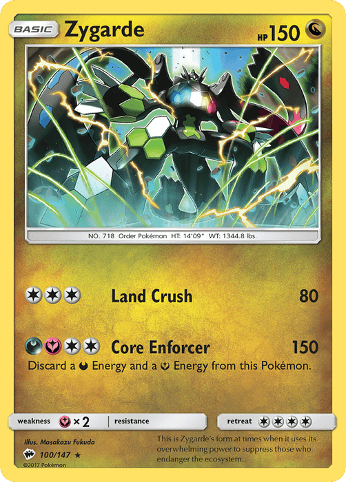 Zygarde (100/147) [Sun & Moon: Burning Shadows] - for just $0.15! 