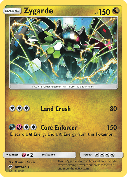 Zygarde (100/147) [Sun & Moon: Burning Shadows] - for just $0.15! 