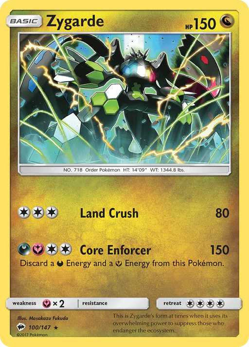 Zygarde (100/147) [Sun & Moon: Burning Shadows] - for just $0.20! 