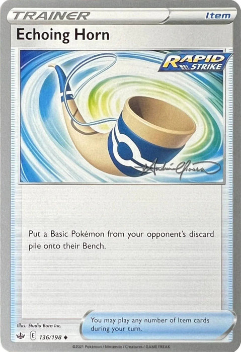 Echoing Horn (136/198) (The Shape of Mew - Andre Chiasson) [World Championships 2022] - for just $0.10! 