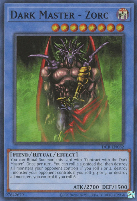 Dark Master - Zorc [DCR-EN082] Super Rare - for just $0.80! 