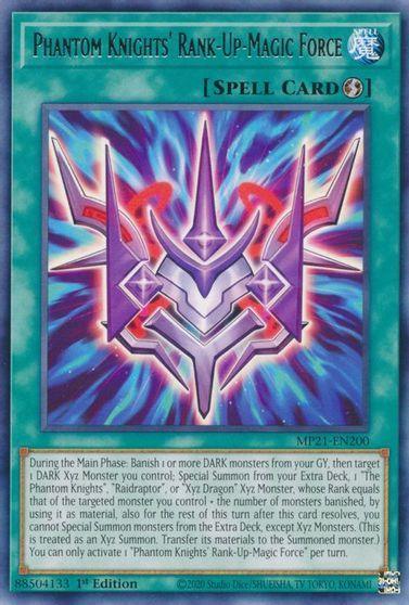 Phantom Knights' Rank-Up-Magic Force [MP21-EN200] Rare - for just $0.15! 