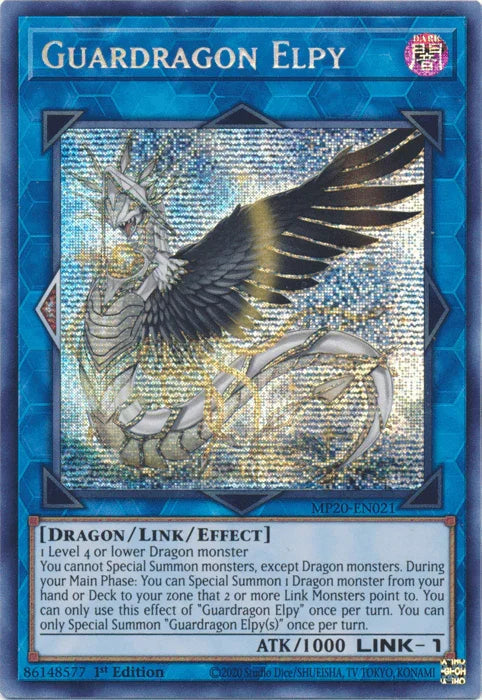 Guardragon Elpy [MP20-EN021] Prismatic Secret Rare - for just $0.20! 