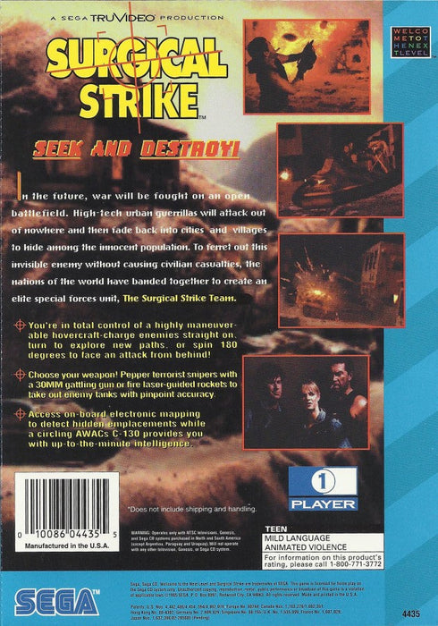 Surgical Strike – Sega CD (SCD) - for just $0! 