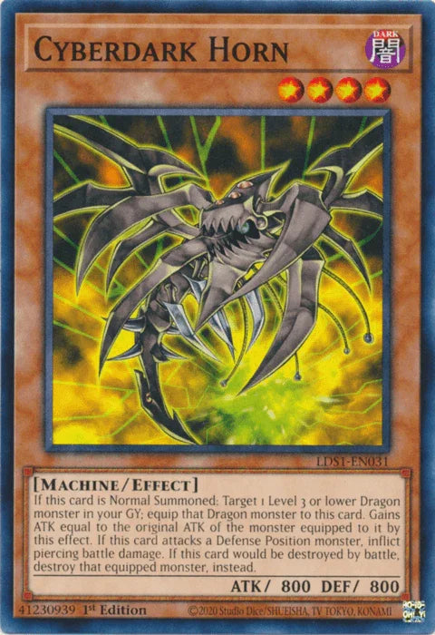 Cyberdark Horn [LDS1-EN031] Common - for just $0.10! 