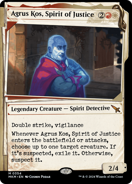 Agrus Kos, Spirit of Justice (MKM-354) - Murders at Karlov Manor: (Showcase) - for just $0.08! 