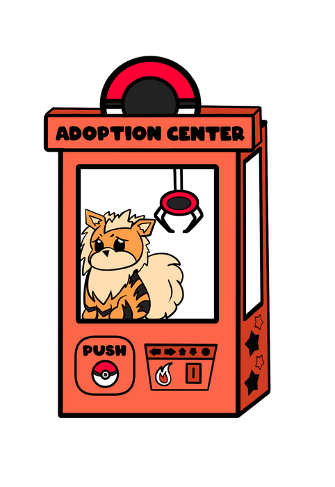 Pokemon: Arcanine Adoption Center Enamel Pin - for just $12! 