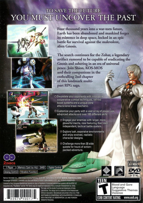 Xenosaga Episode II – PlayStation 2 (PS2) - for just $39.99! 