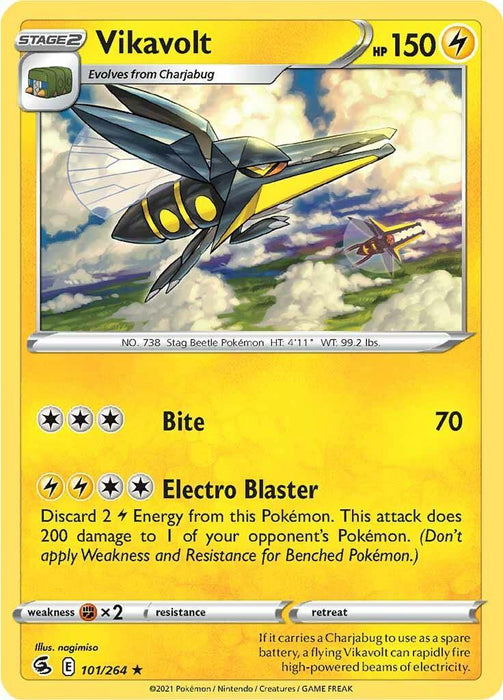 Vikavolt (101/264) [Sword & Shield: Fusion Strike] - for just $0.10! 