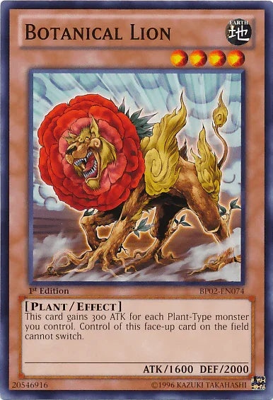Botanical Lion [BP02-EN074] Mosaic Rare - for just $0.25! 