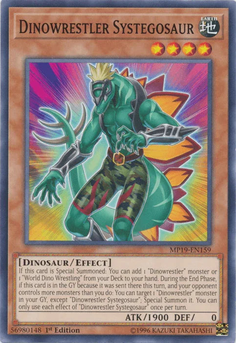 Dinowrestler Systegosaur [MP19-EN159] Common - for just $0.10! 