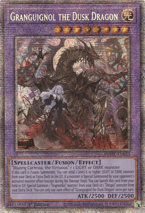 Granguignol the Dusk Dragon [PHHY-EN033] Starlight Rare - for just $64.10! 