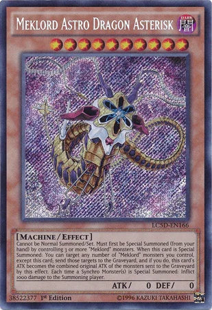 Meklord Astro Dragon Asterisk [LC5D-EN166] Secret Rare - for just $0.30! 